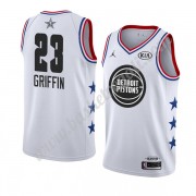 Maglie Basket NBA Detroit Pistons 2019 Blake Griffin 23# Bianca All Star Game Canotte Swingman..